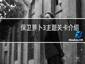 保卫萝卜3主题关卡介绍