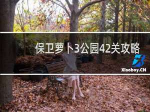保卫萝卜3公园42关攻略