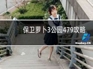 保卫萝卜3公园479攻略