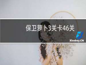 保卫萝卜3关卡46关