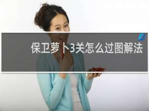 保卫萝卜3关怎么过图解法