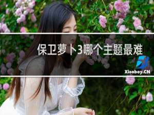 保卫萝卜3哪个主题最难