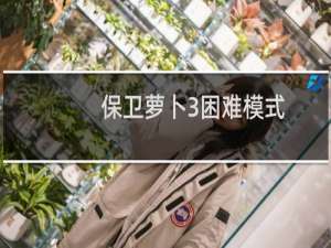 保卫萝卜3困难模式