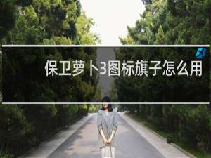 保卫萝卜3图标旗子怎么用