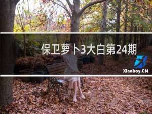 保卫萝卜3大白第24期
