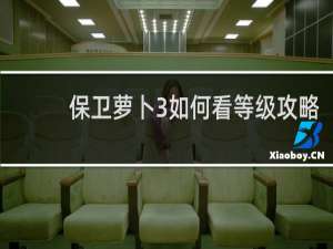 保卫萝卜3如何看等级攻略