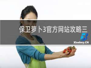 保卫萝卜3官方网站攻略三