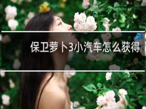 保卫萝卜3小汽车怎么获得