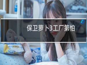 保卫萝卜3工厂第怕