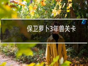 保卫萝卜3年兽关卡
