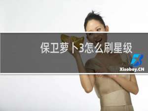 保卫萝卜3怎么刷星级