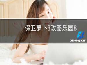 保卫萝卜3攻略乐园8