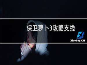 保卫萝卜3攻略支线