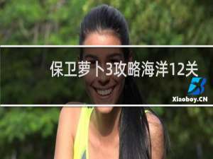 保卫萝卜3攻略海洋12关