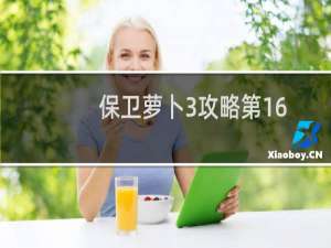 保卫萝卜3攻略第16
