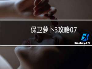 保卫萝卜3攻略07