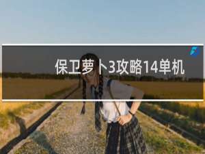 保卫萝卜3攻略14单机