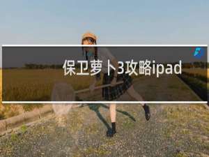 保卫萝卜3攻略ipad