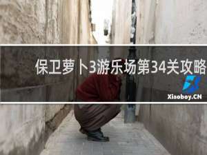 保卫萝卜3游乐场第34关攻略