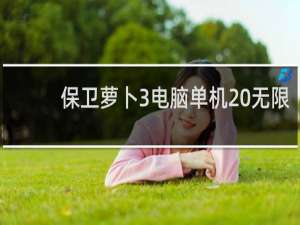 保卫萝卜3电脑单机 无限