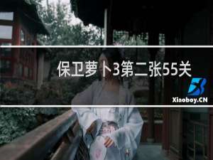 保卫萝卜3第二张55关