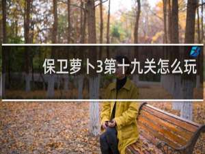 保卫萝卜3第十九关怎么玩