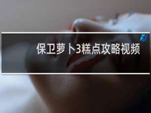 保卫萝卜3糕点攻略视频