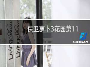 保卫萝卜3花园第11