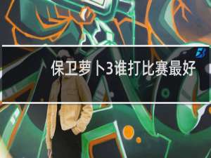 保卫萝卜3谁打比赛最好