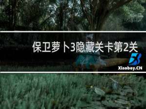 保卫萝卜3隐藏关卡第2关