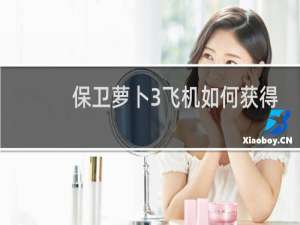 保卫萝卜3飞机如何获得