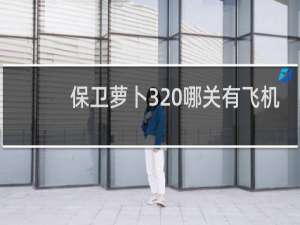 保卫萝卜3 哪关有飞机