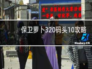 保卫萝卜3 码头10攻略