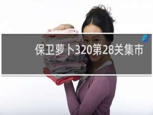 保卫萝卜3 第28关集市