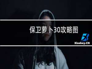 保卫萝卜30攻略图