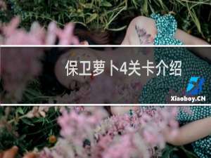 保卫萝卜4关卡介绍