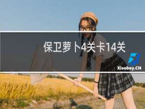 保卫萝卜4关卡14关