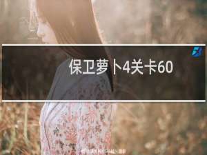 保卫萝卜4关卡60