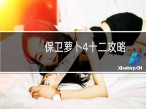 保卫萝卜4十二攻略