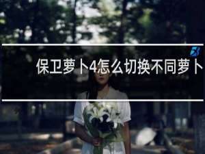 保卫萝卜4怎么切换不同萝卜