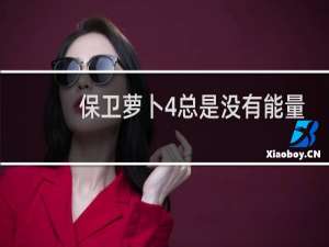 保卫萝卜4总是没有能量