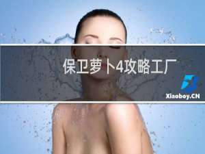 保卫萝卜4攻略工厂