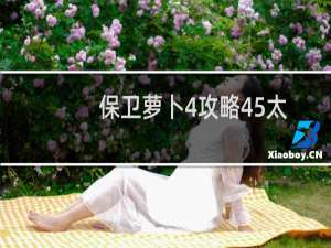 保卫萝卜4攻略45太