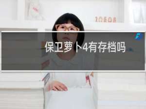 保卫萝卜4有存档吗