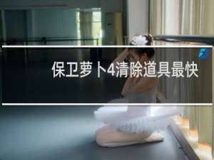 保卫萝卜4清除道具最快