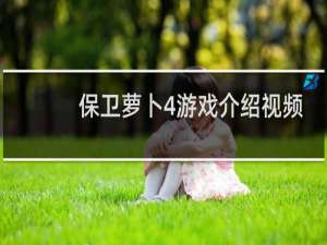 保卫萝卜4游戏介绍视频