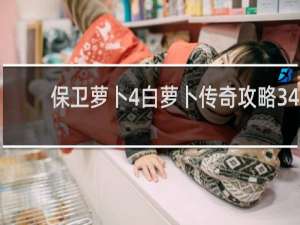 保卫萝卜4白萝卜传奇攻略34