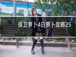 保卫萝卜4白萝卜攻略25