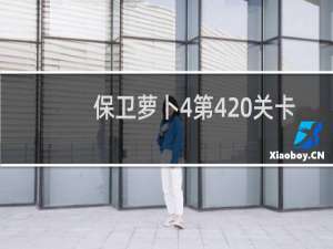 保卫萝卜4第4 关卡