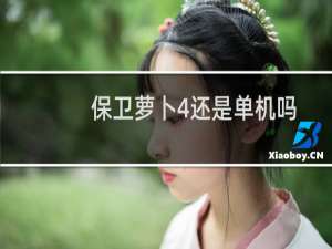 保卫萝卜4还是单机吗